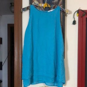Violet + Claire sleeveless light blue shirt Size: Medium